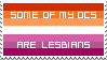 lesbian ocs stamp lesbian ocs stamp