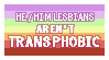 He / Him Lesbians aren't Transphobic He / Him Lesbians aren't Transphobic
