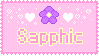 Sapphic Pride Stamp Sapphic Pride Stamp