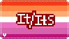 It/It's Lesbian Pride Pronoun Stamp It/It's Lesbian Pride Pronoun Stamp