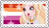 Apple White Lesbian Stamp Apple White Lesbian Stamp