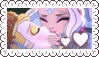Apple White Darling Charming Kiss Stamp