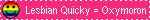 Lesbian Quickly Equals Oxymoron Blinkie