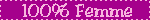 One Hundred Percent Femme Blinkie One Hundred Percent Femme Blinkie