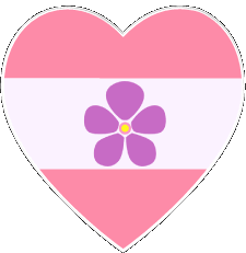 Sapphic Flag Spinning Heart Sapphic Flag Spinning Heart