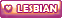 Heart Lesbian Shiny Button
