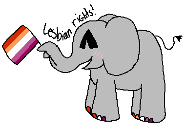 lgbt+ / lesbian - elephant